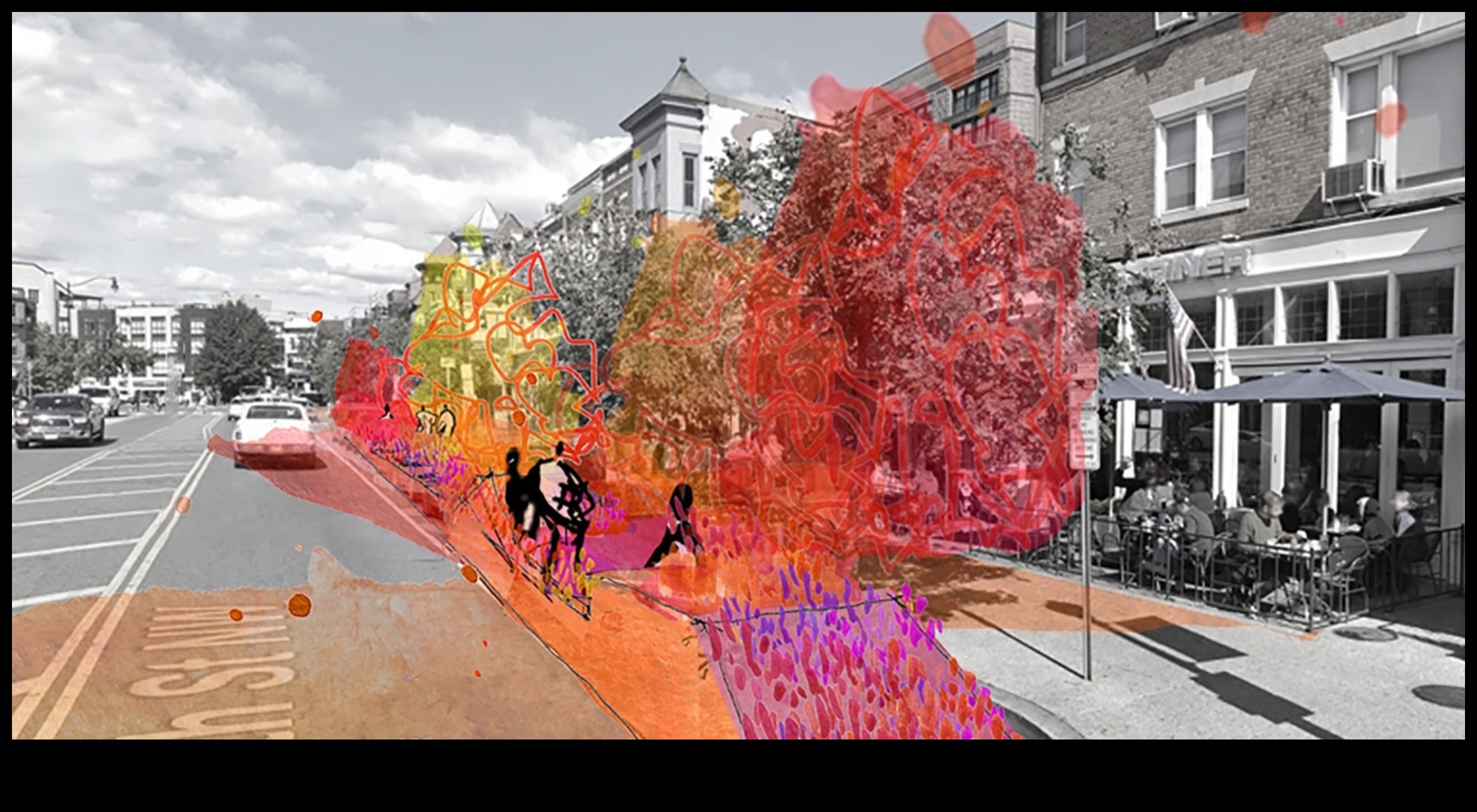 Streetscapes in Color: The Dynamic Palette of Urban Life