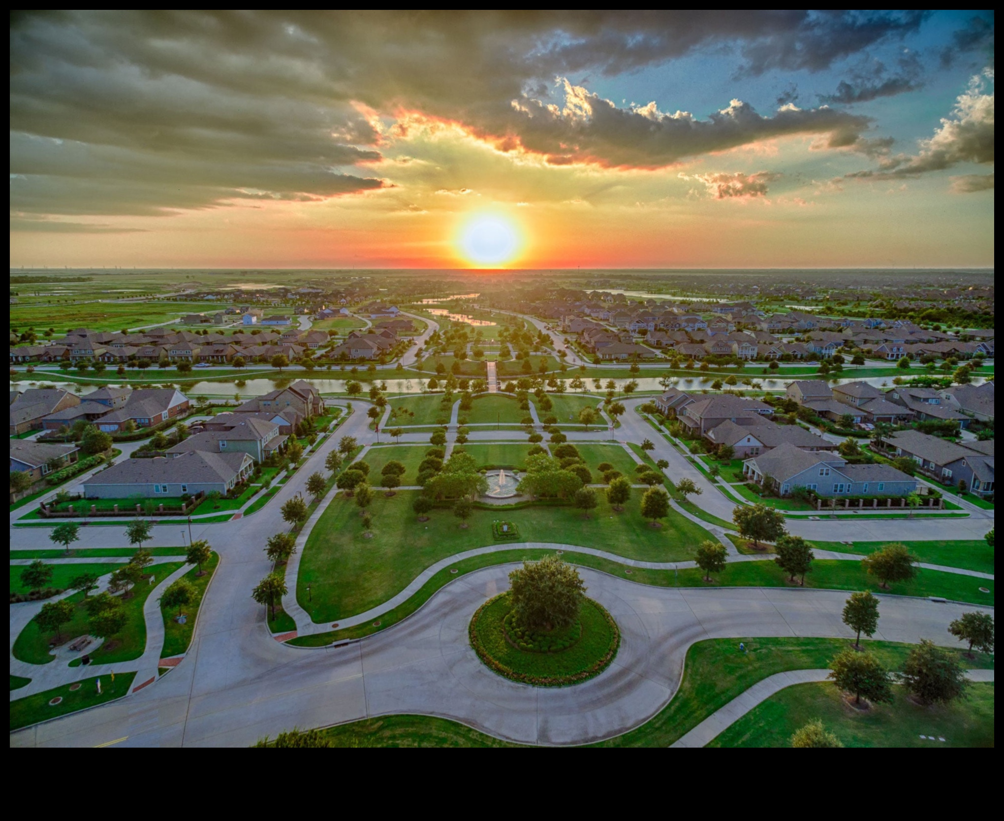 Suburban Serenity: Tranquil Landscapes on the Outskirts