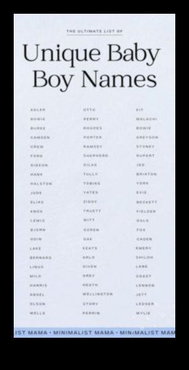 Sunny Side Stories: Narrative-Inspired Baby Names