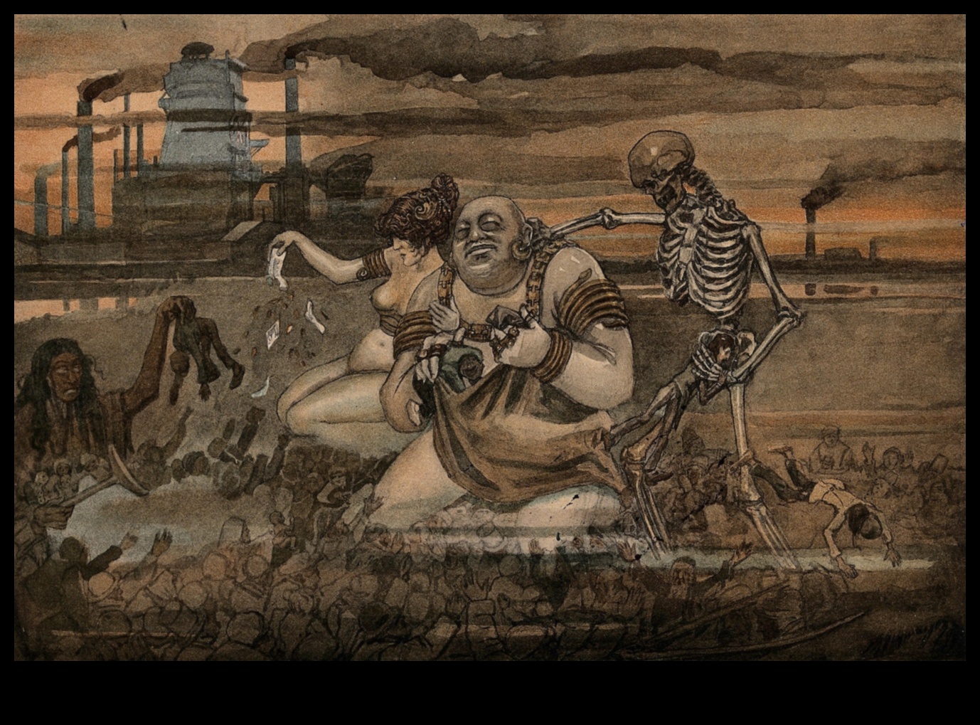 Why are certain landscapes more vulnerable to air and water pollution?