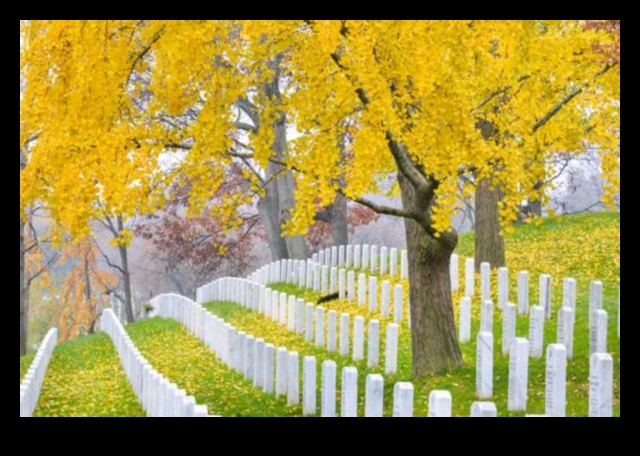 How do cultural beliefs influence the design of burial landscapes?