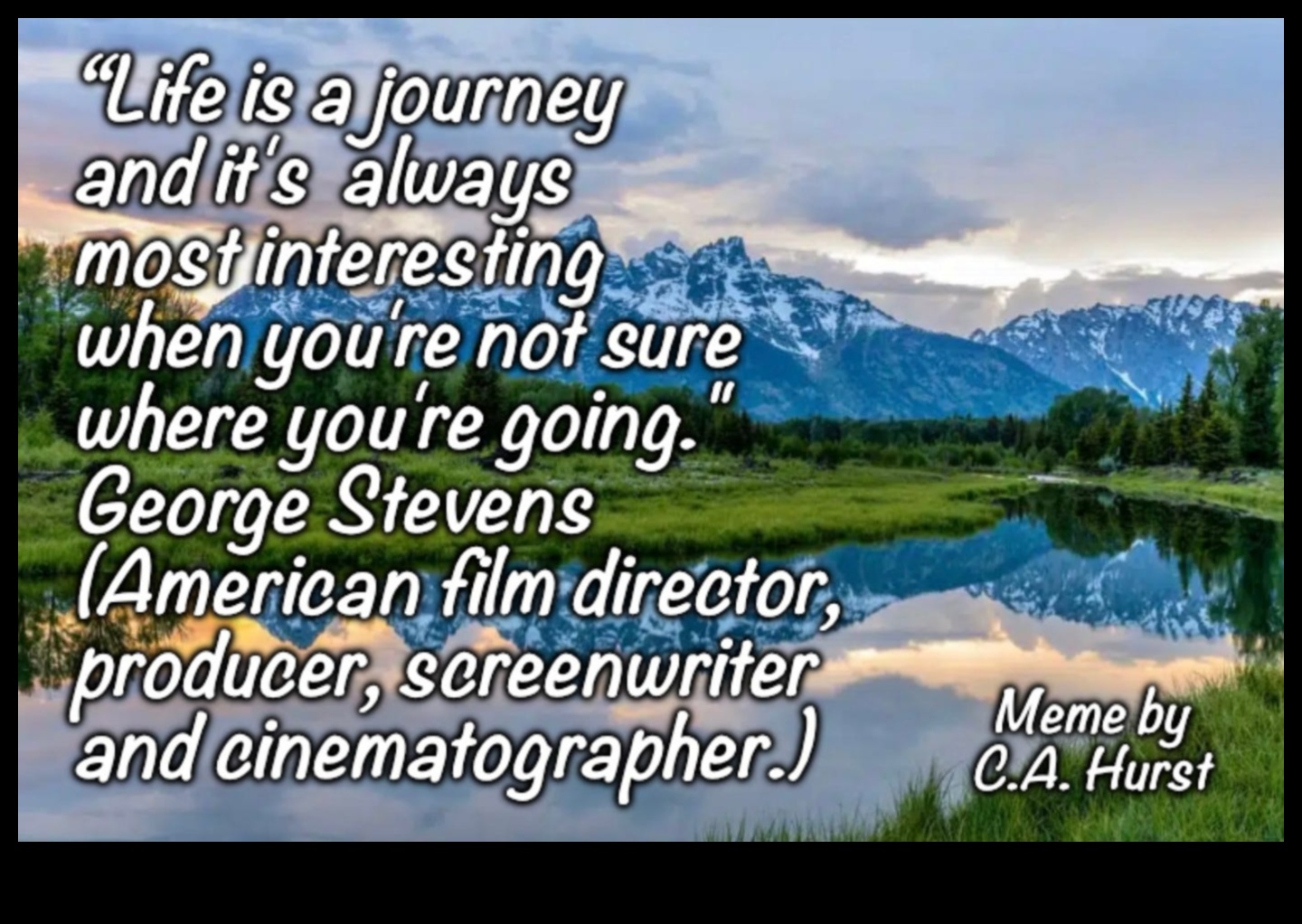 The Cinematic Journey A Reflection on Life 2 Cinematic Journeys III: Revisiting Landscapes on the Cinematic Stage Again