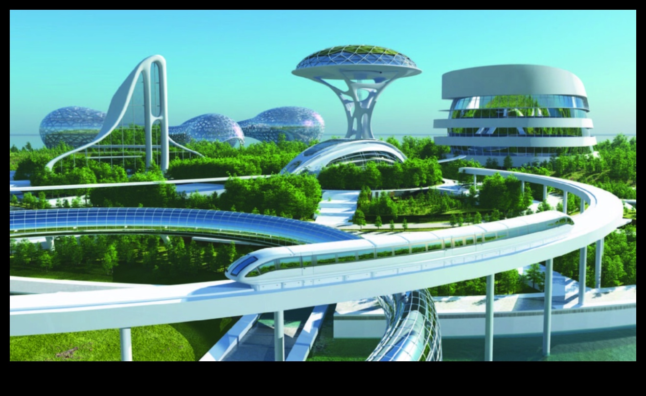 How do human-made structures impact the aesthetics of urban landscapes?