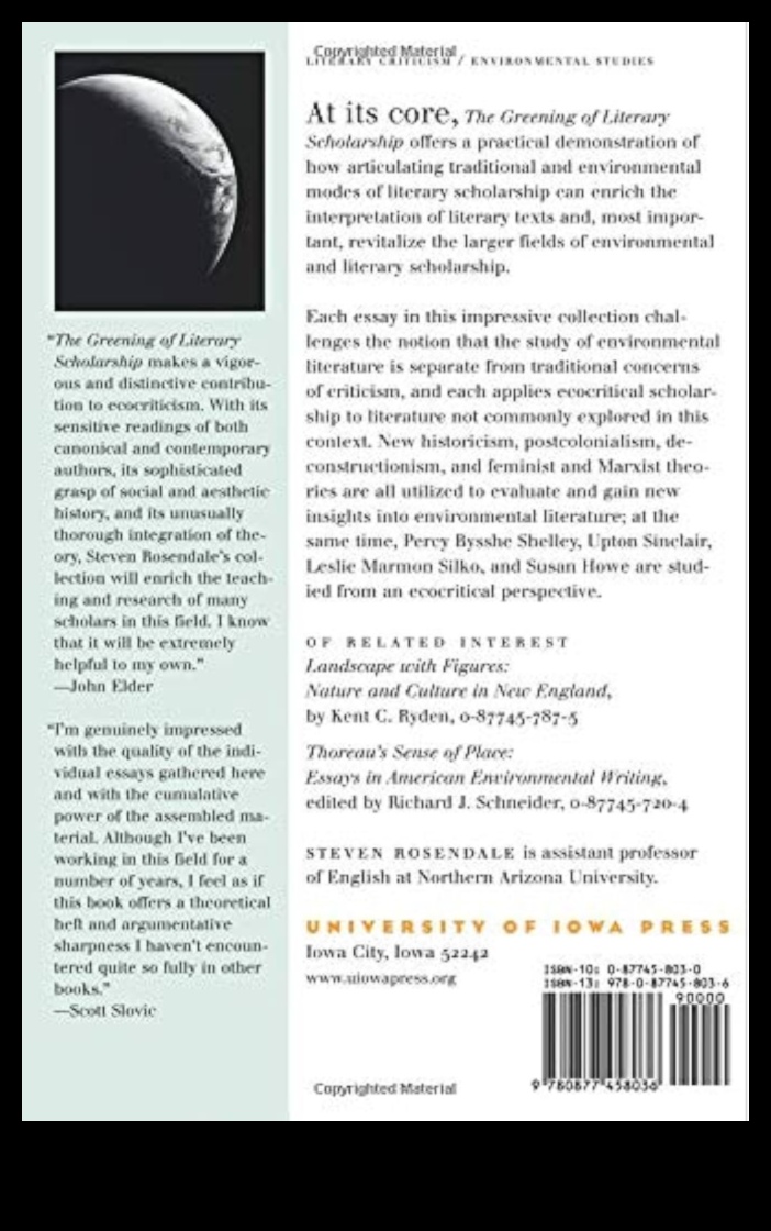 Literary Odyssey II: Nature's Influence Across Varied Written Works Continued