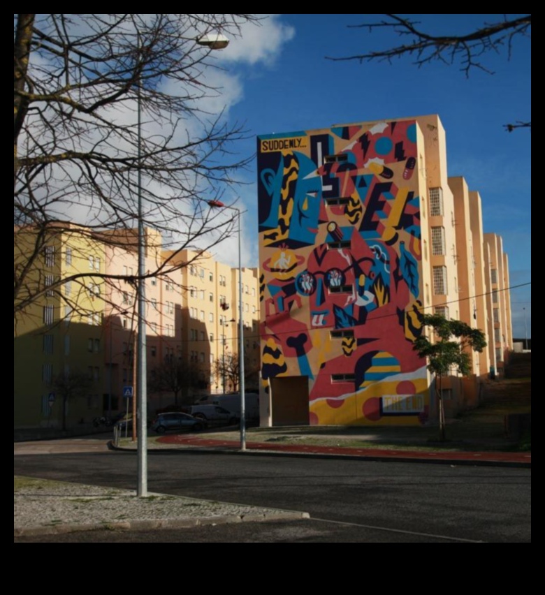 What is the significance of urban street art in shaping city landscapes?