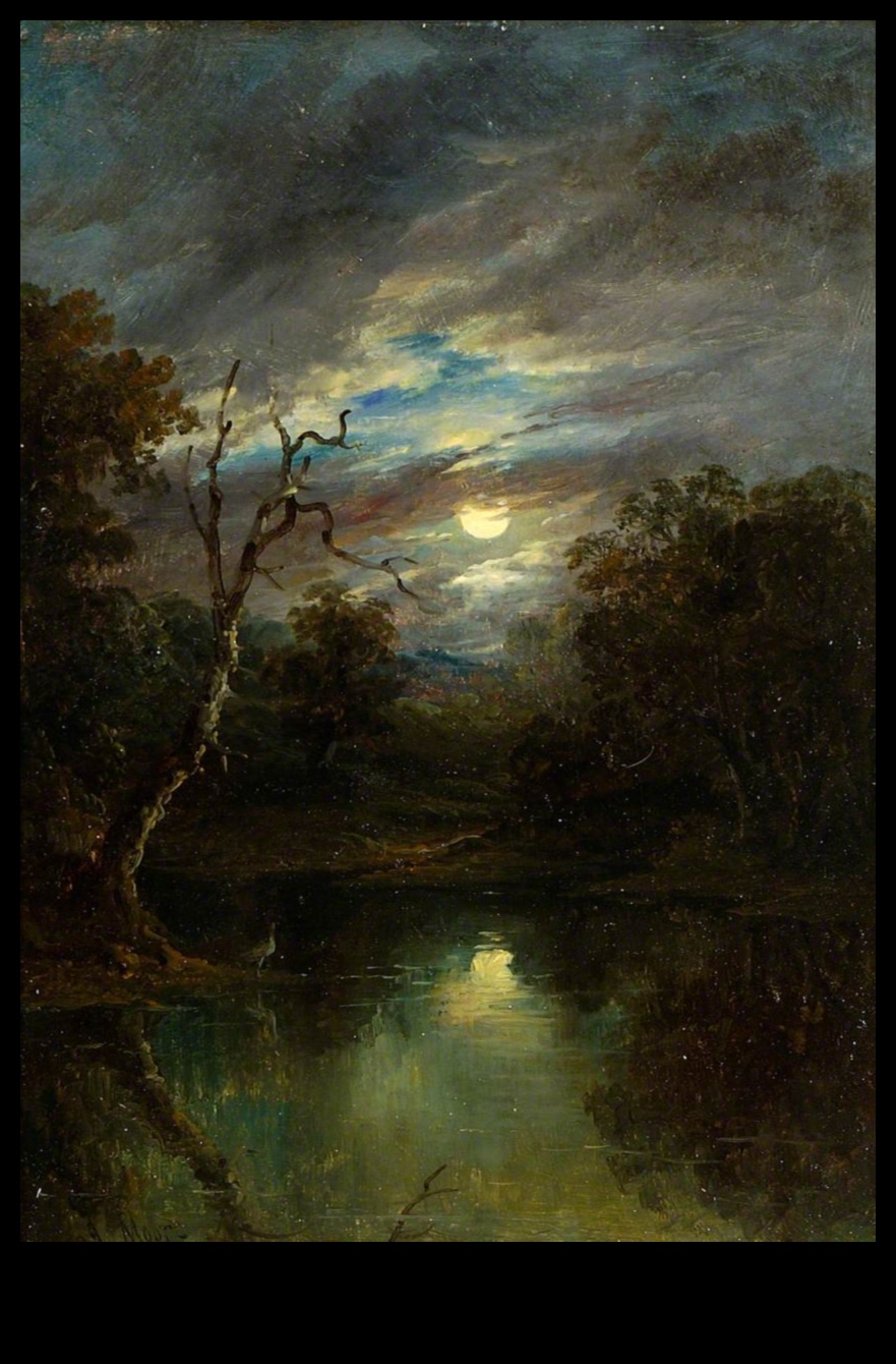 Lunar Landscapes: Moonlit Scenes in Various Environments