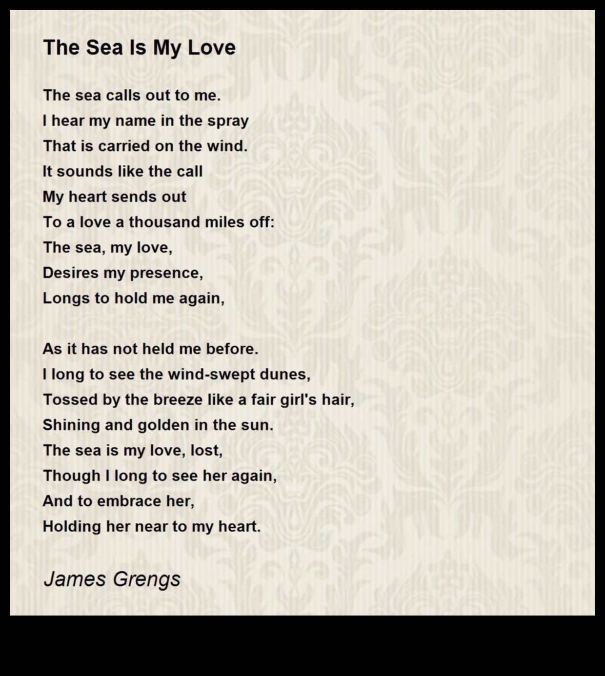 Sonnet to the Sea: Coastal Landscapes in Poetry