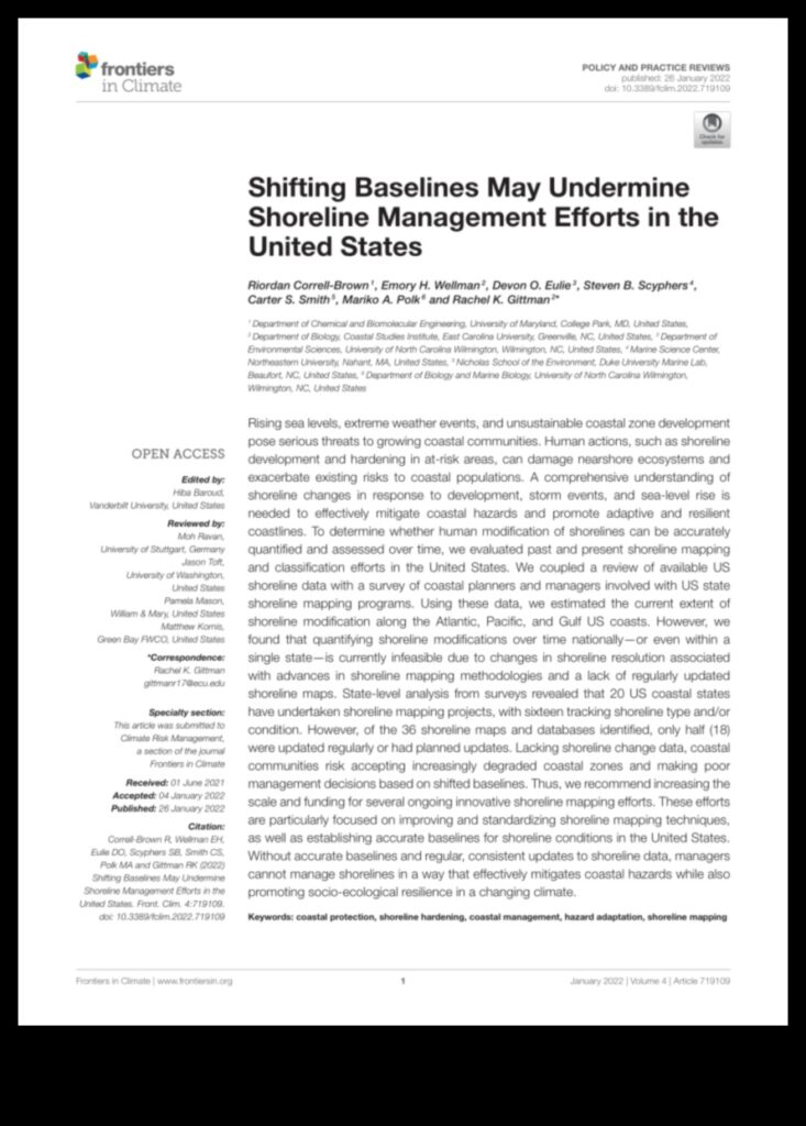 The Shoreline A Shifting Frontier 1