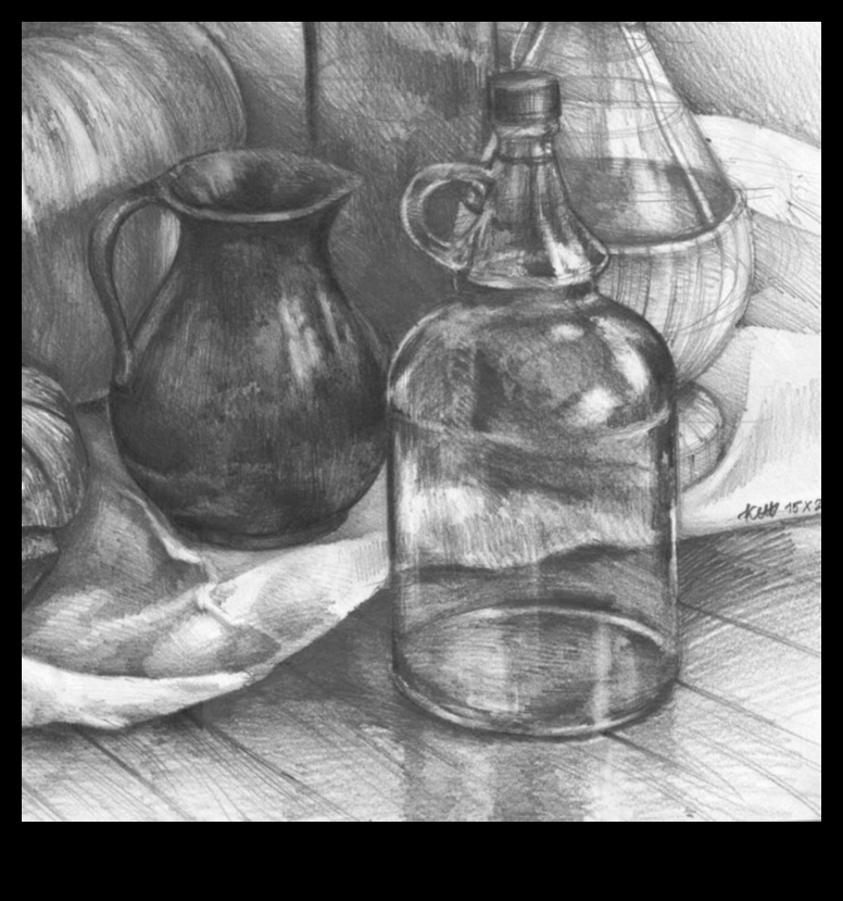 Timeless Elegance: Capturing Still Life in Pencil
