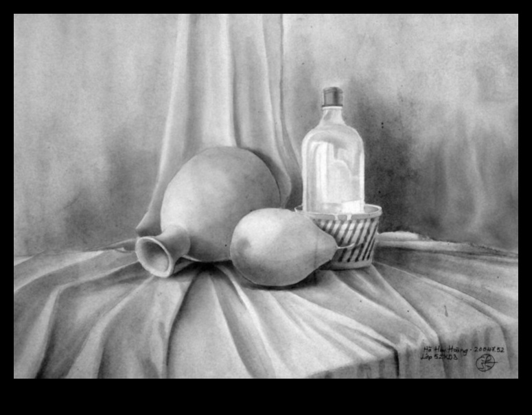 Timeless Elegance: Capturing Still Life in Pencil