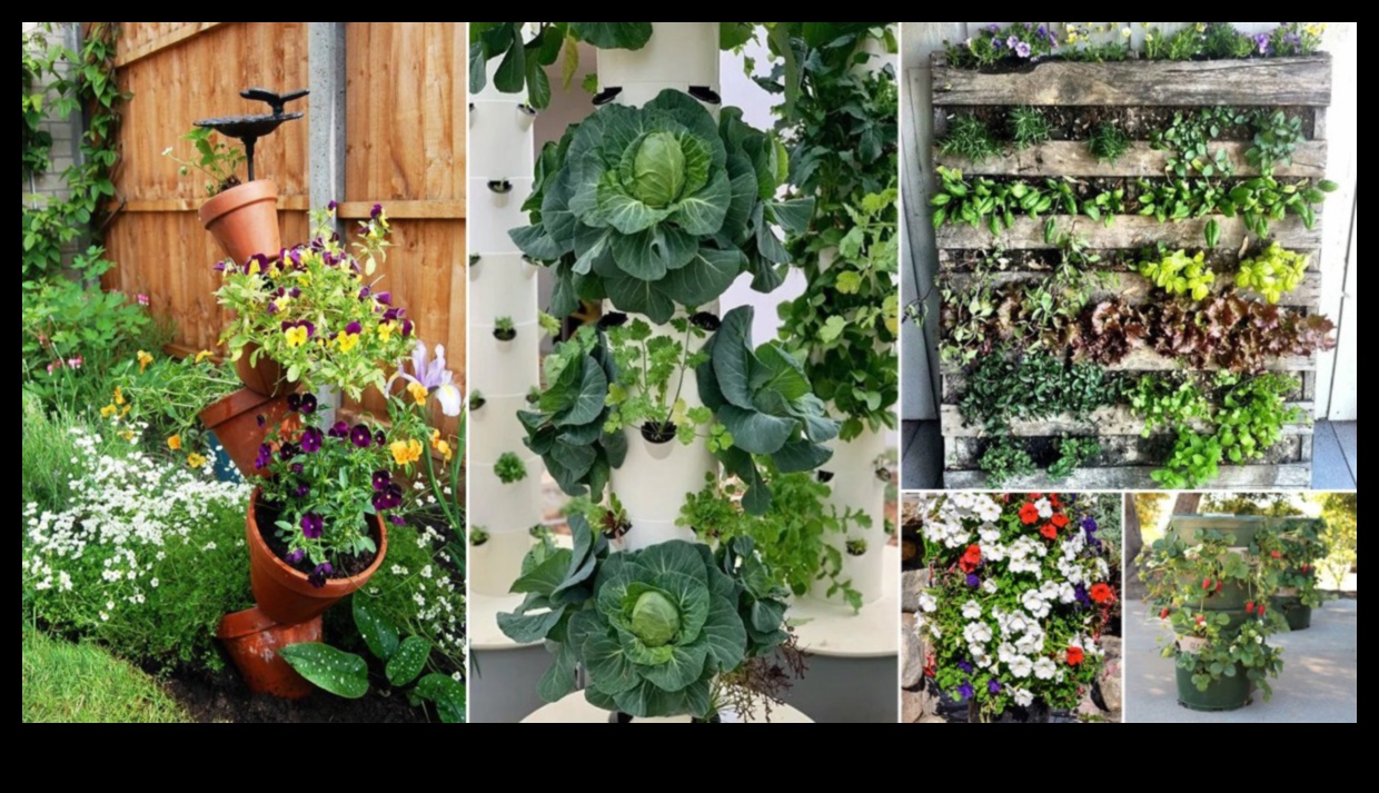 Tower of Blooms: Vertical Gardening for Urban Retreats