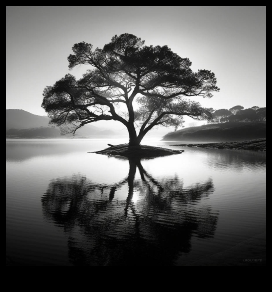 Tranquil Reflections: Drawing the Essence of Stillness