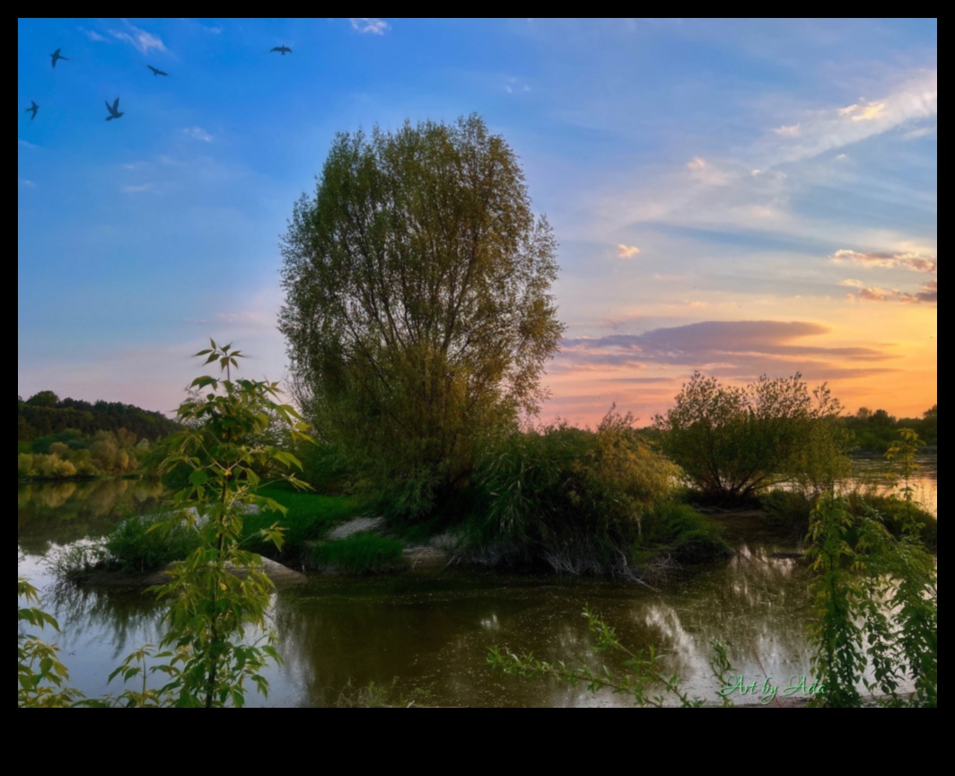 Liquid Poetry: River and Lake Vistas Reimagined