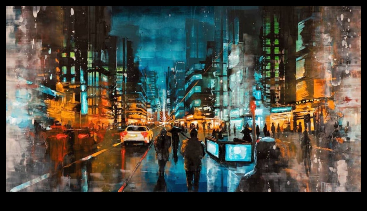 Urban Dynamics: Conveying Energy through Cityscape Drawings