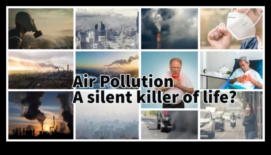 What impact does pollution have on urban landscapes?