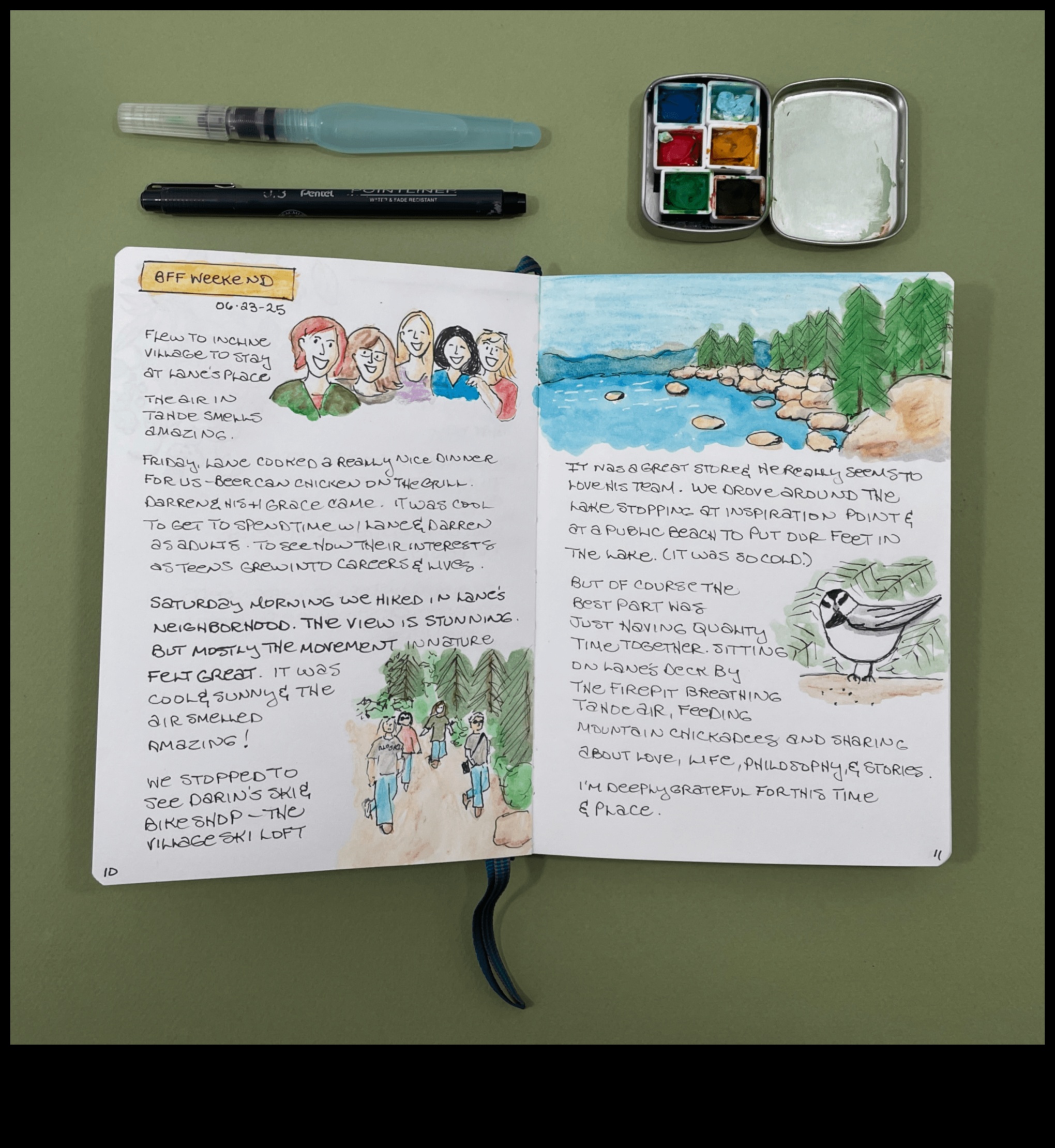 Urban Sketching Diary: Documenting Daily City Scenes