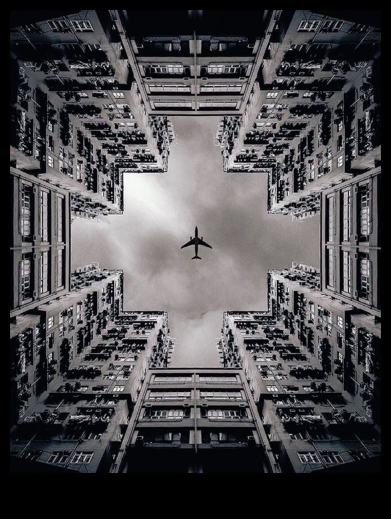 Urban Symmetry: Exploring Balance in Cityscape Drawings