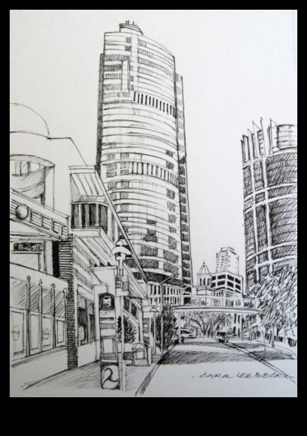Urban Vistas: Creating Expansive Views in Cityscape Drawings