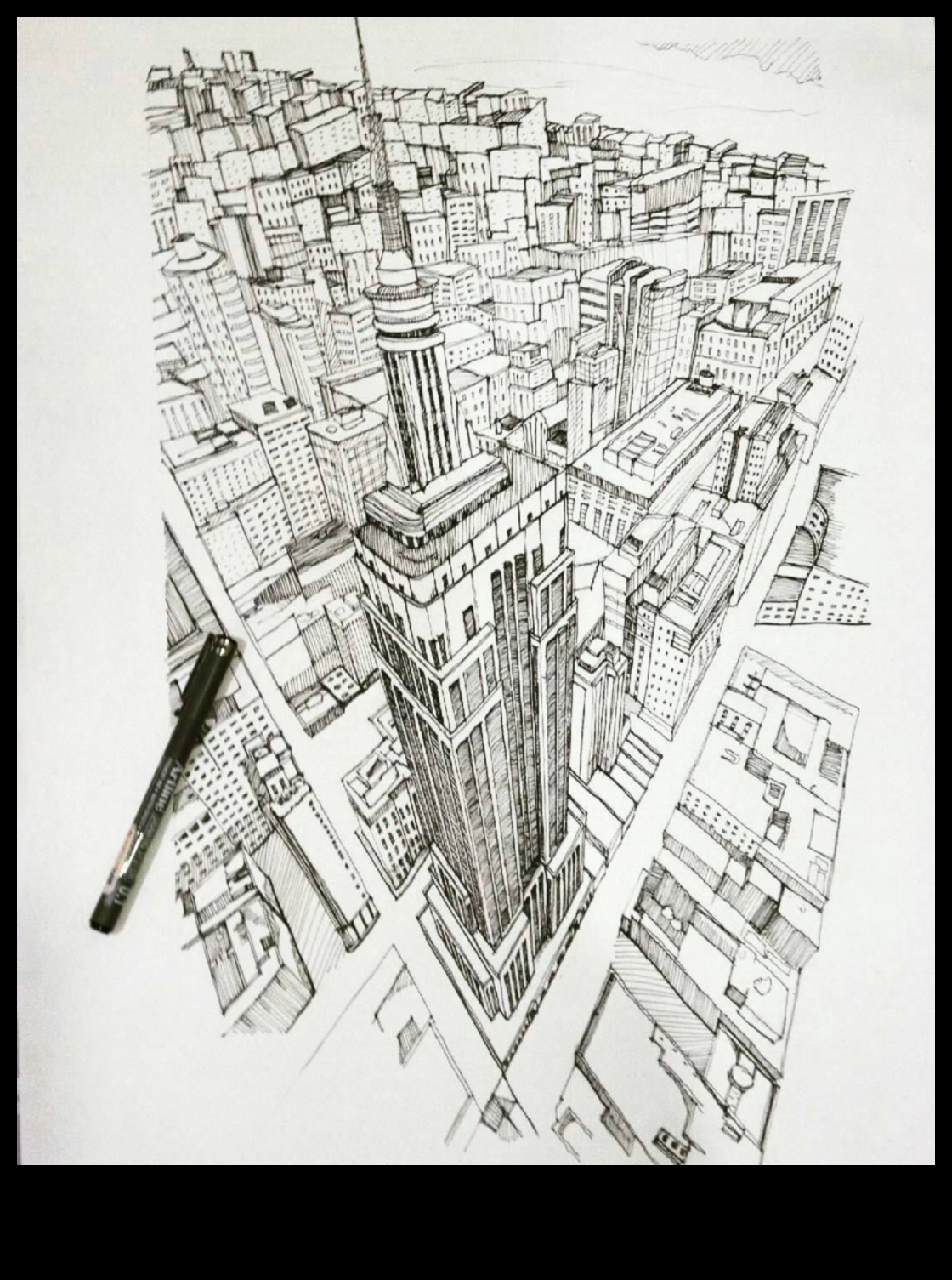 Urban Vistas: Creating Expansive Views in Cityscape Drawings
