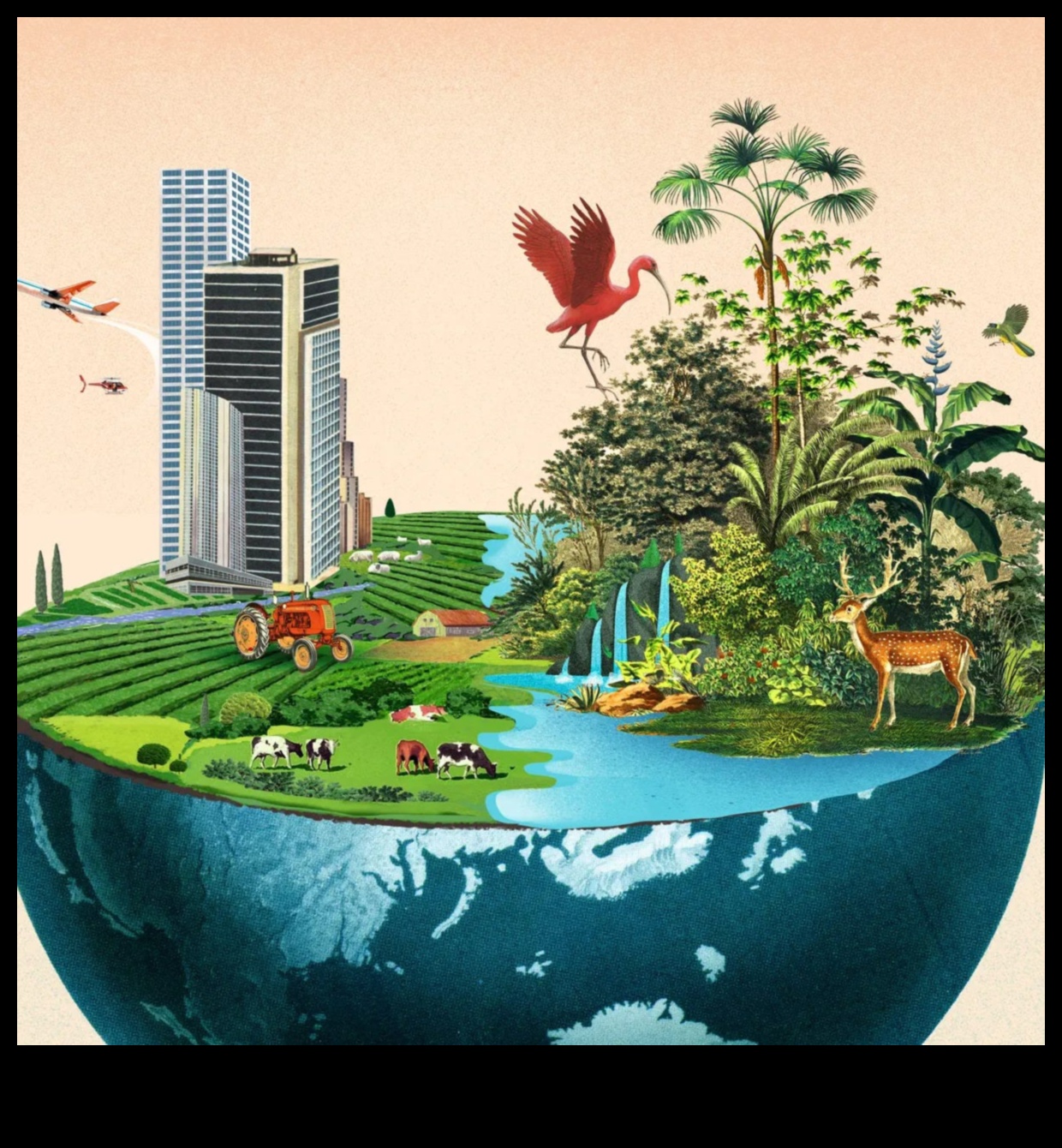 Why are certain landscapes more vulnerable to habitat destruction?