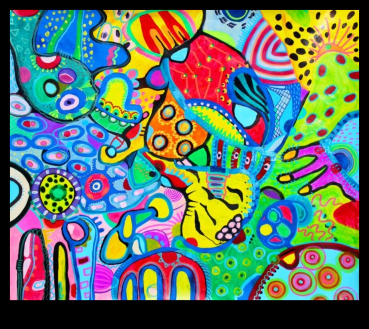 Vibrant Explorations: Adding Color to Abstract Creations