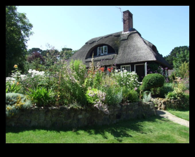 Vintage Blossoms: Crafting Storybook Gardens with Cottages