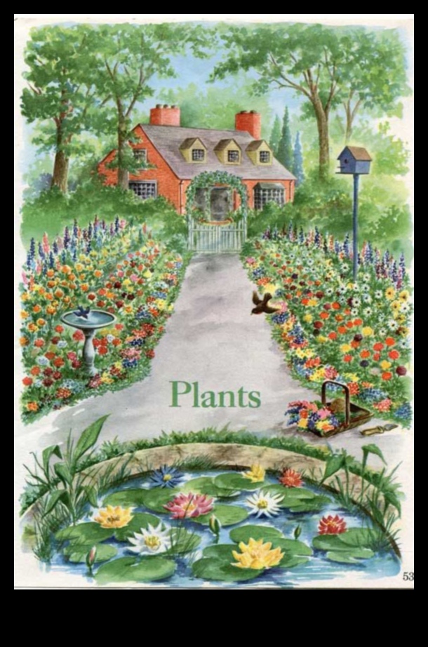 Vintage Florals: Crafting Storybook Gardens with Cottages