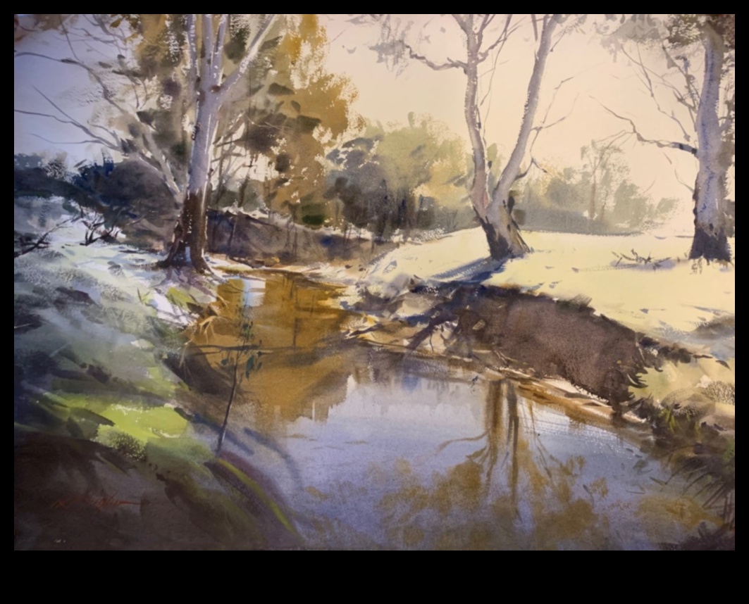 Expressive Waters: Capturing Essence with Fluid Hues