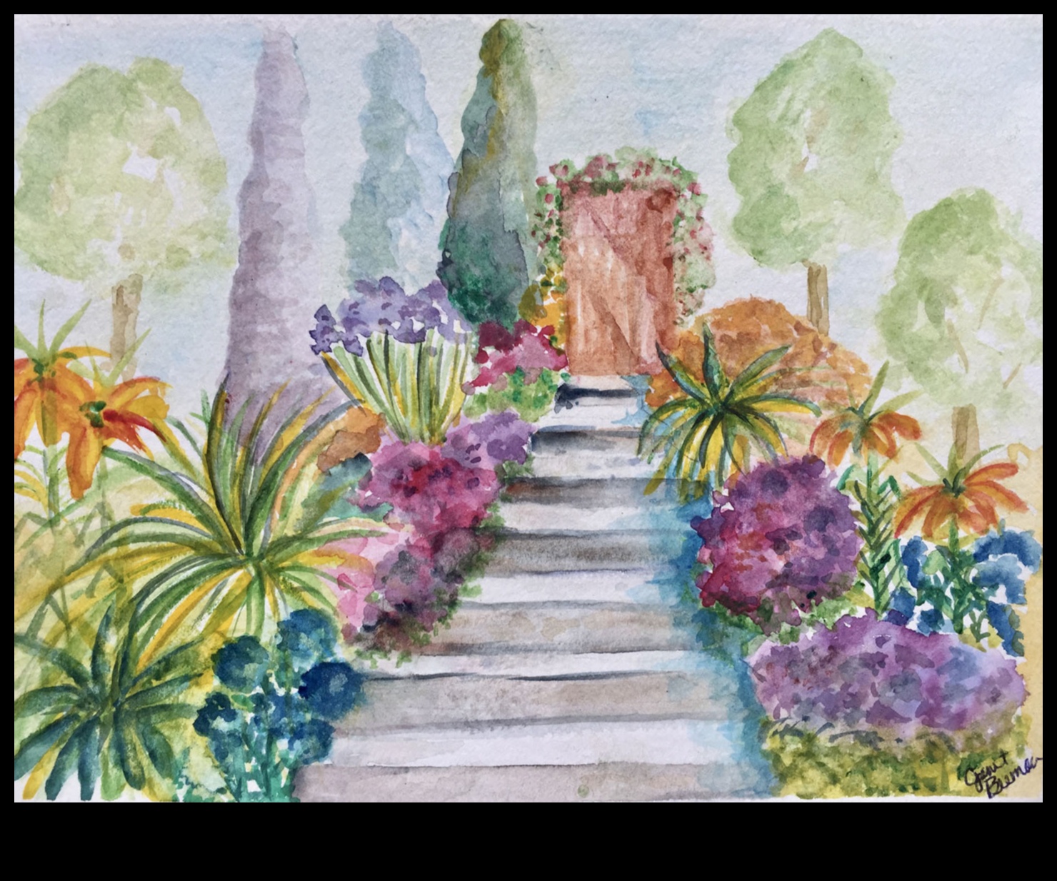 Expressive Strokes: Portraying Movement and Energy in Watercolor