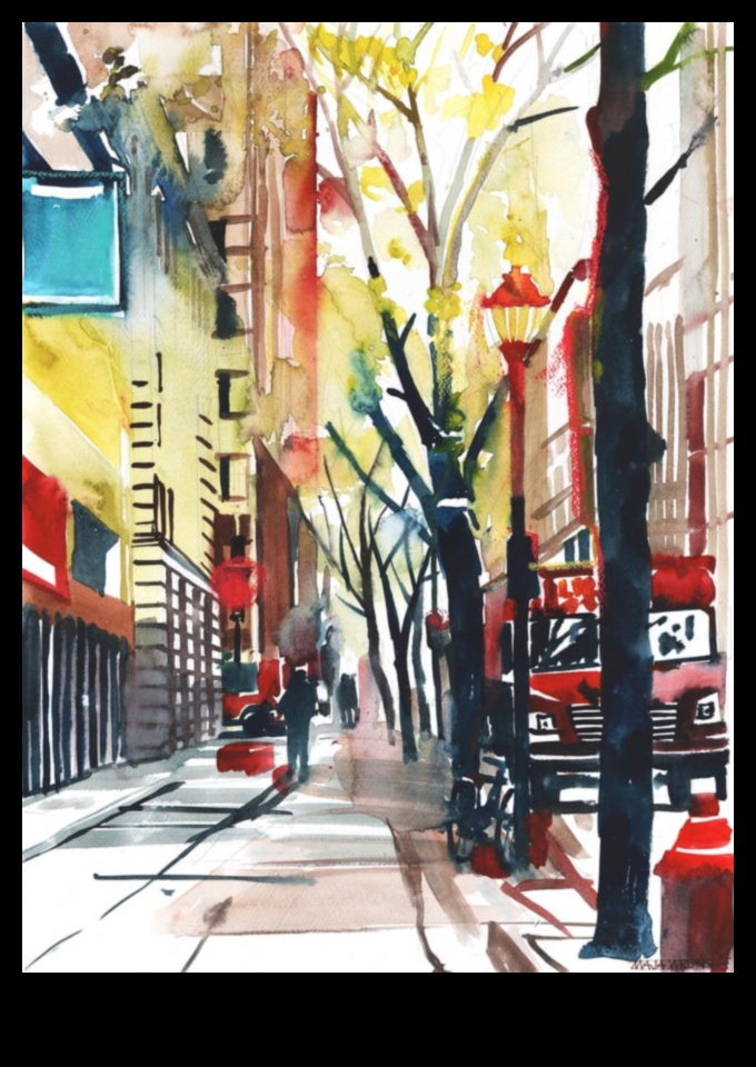 Expressive Strokes: Portraying Movement and Energy in Watercolor