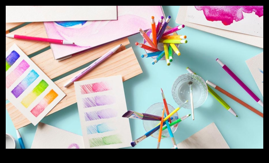 Watercolor Fusion: Blending Hues in Pencil Art