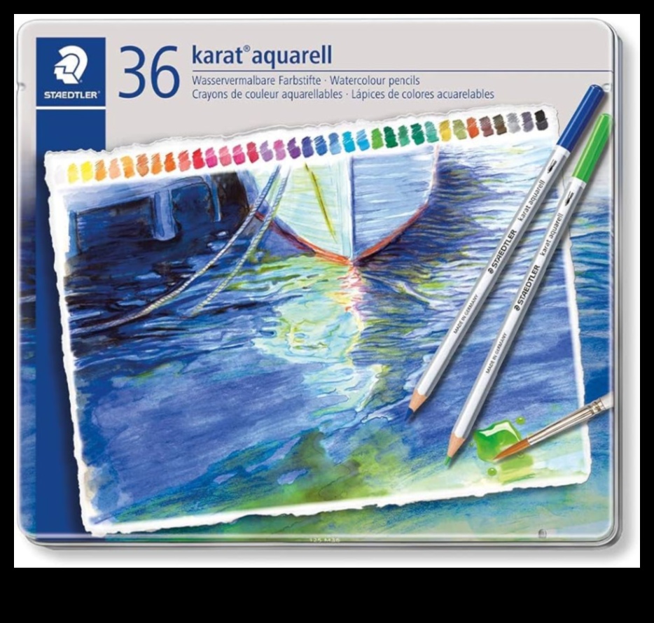 Drawing with Aqueous Hues: Exploring Watercolor Pencils