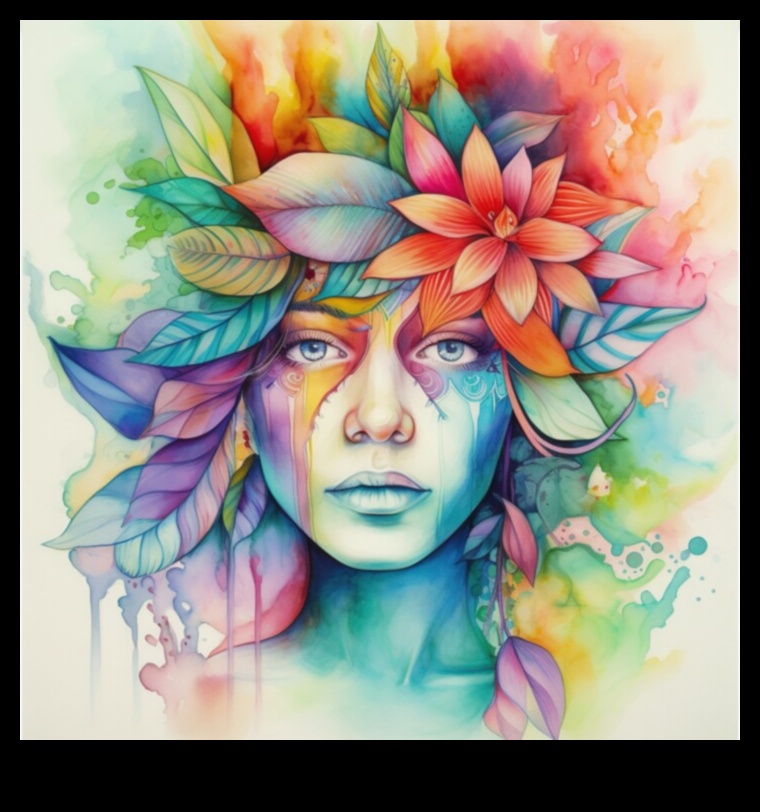 Watercolor and Ink Fusion: Exploring Dynamic Combinations