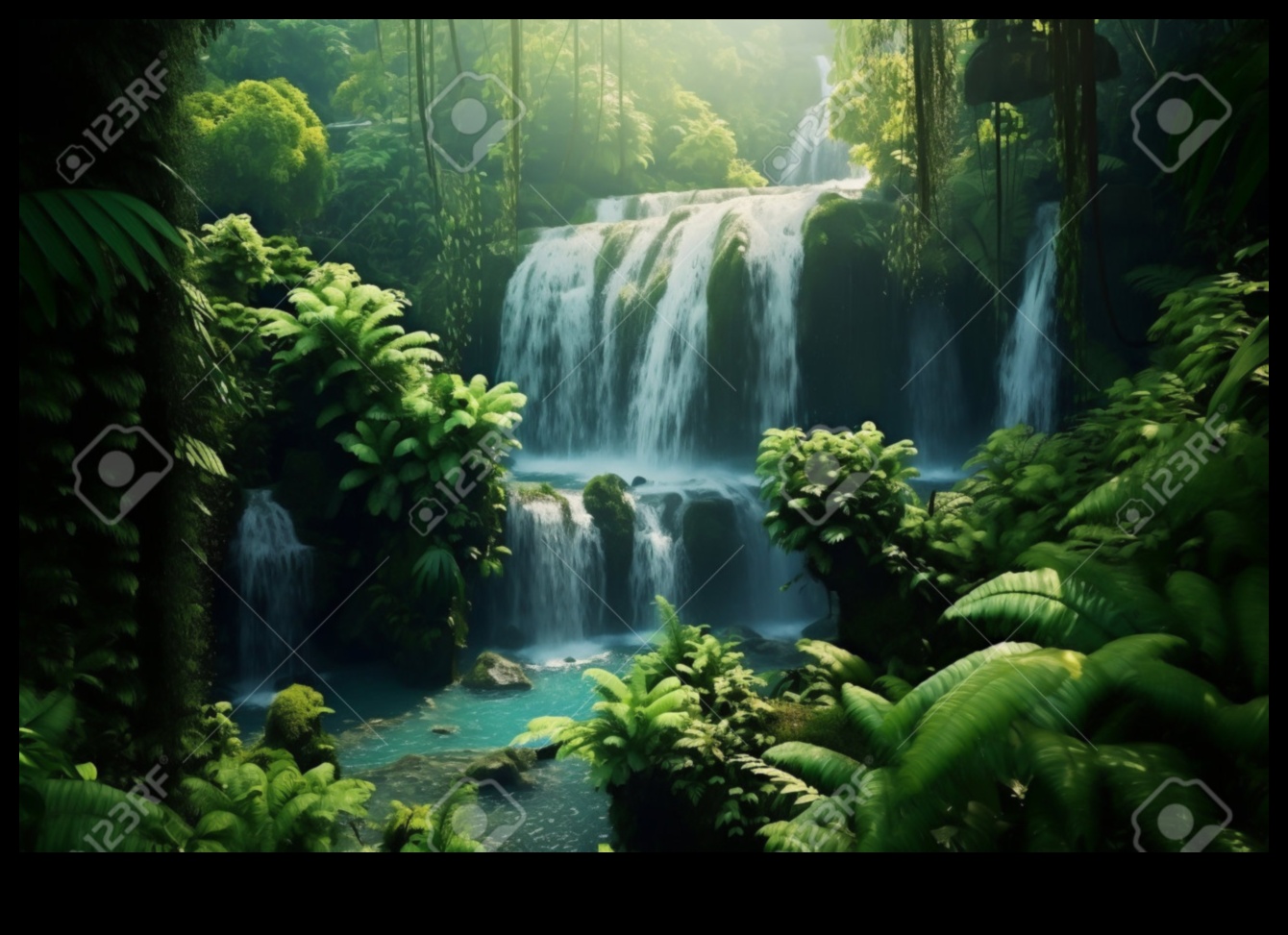 Waterfall Wonders: Nature's Dynamic Displays in Different Settings