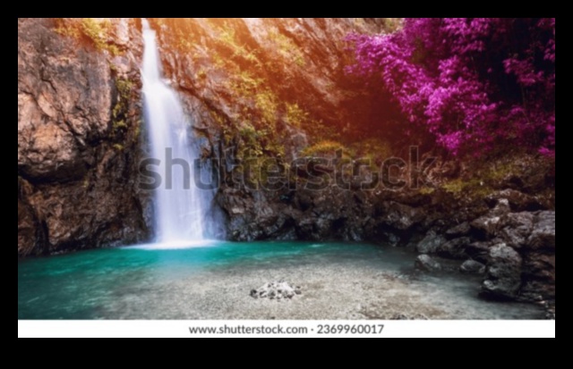 What role do waterfalls play in shaping the aesthetics of natural landscapes?