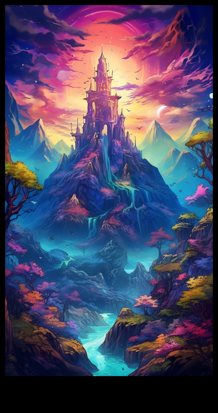 Whimsical Worlds: Crafting Fantasy Landscapes in Manga