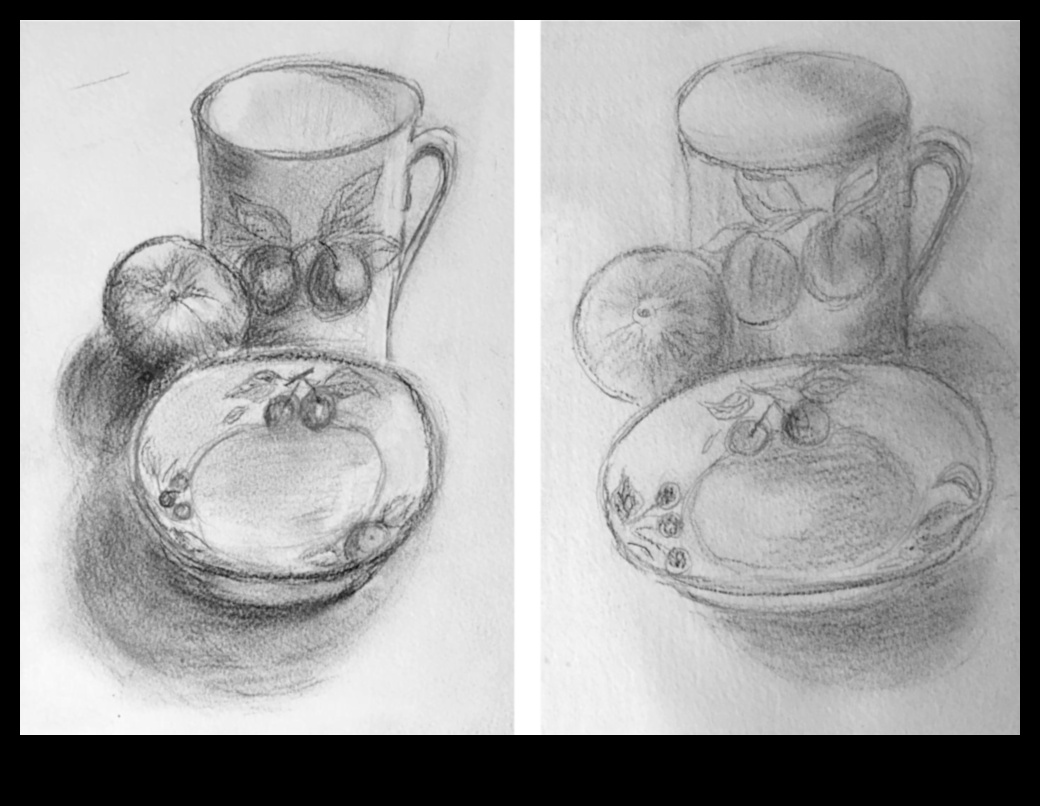 Whispering Shadows: Creating Atmosphere in Still Life Drawings