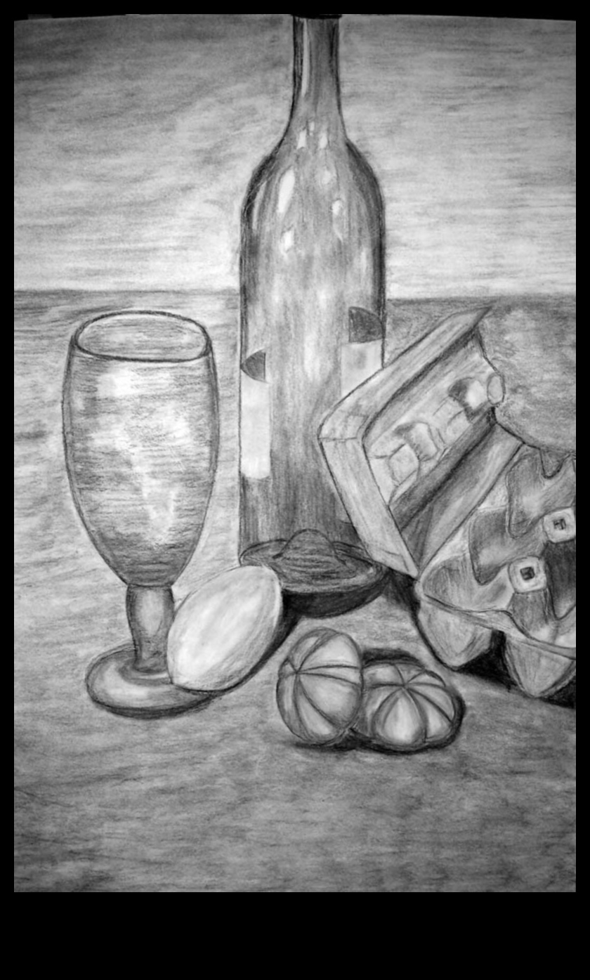 Whispering Shadows: Creating Atmosphere in Still Life Drawings