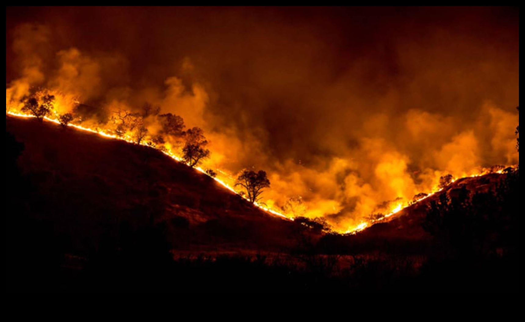 Why are certain landscapes more vulnerable to wildfires?